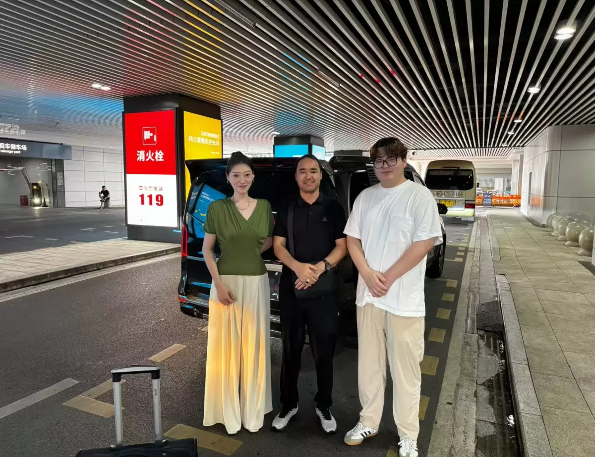 Meeting an overseas buyer in China