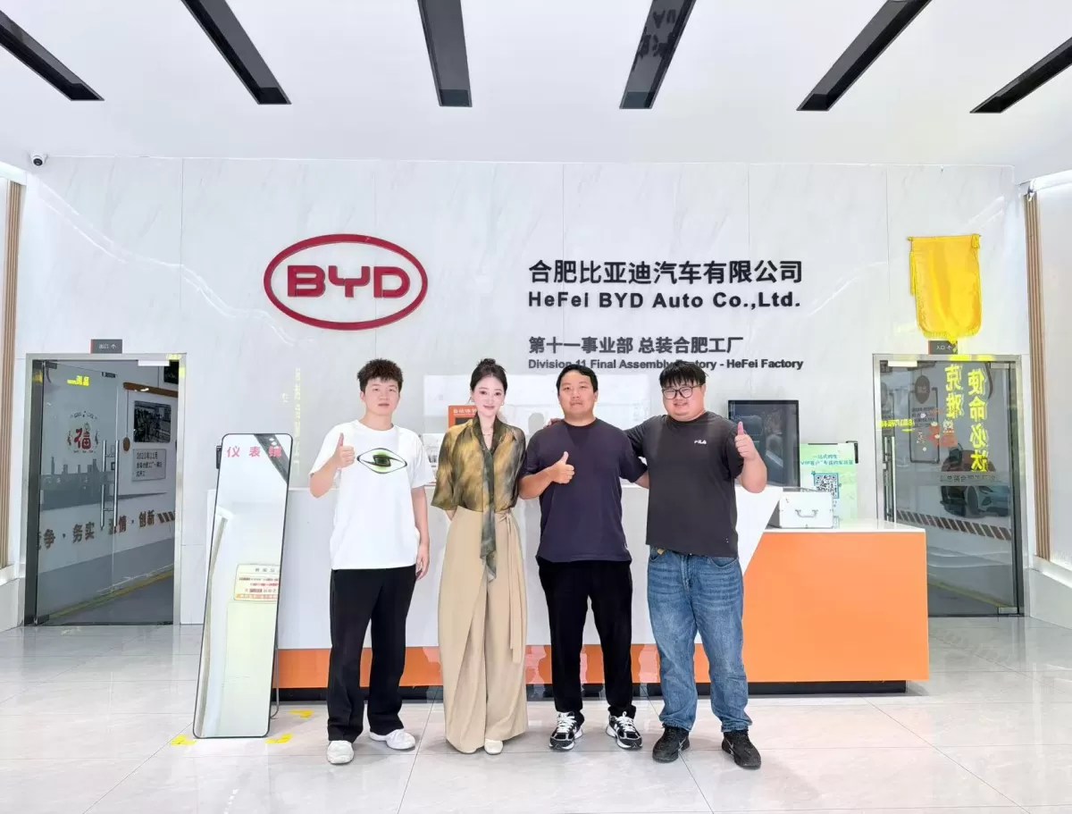 Factory visit with a buyer in China
